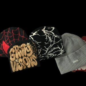 DISCOUNTED 5-PAIR BUNDLE Y2K BEANIES